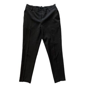 Larne Black Pull on Elastic Waist Trouser Pants